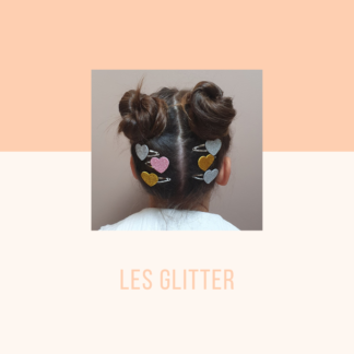 Barrettes glitter